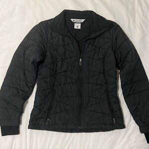 Black Columbia woman jacket, gently used